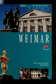 Cover of: Weimar by Bodo Baake