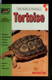 Cover of: The guide to owning a tortoise by Jerry G. Walls