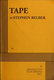 Cover of: Tape by Stephen Belber