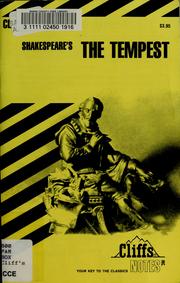 Cover of: The Tempest: Notes