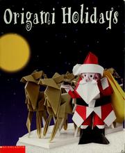 Cover of: Origami Holidays