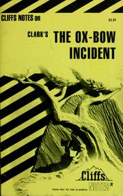 The Ox-Bow incident by Clyde Burkholder