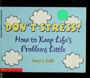 Cover of: Don't stress! by Nancy E. Krulik