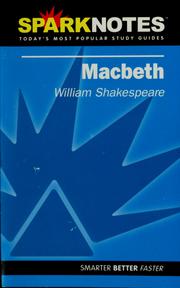 Cover of: Macbeth, William Shakespeare