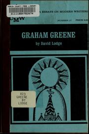 Cover of: Graham Greene by David Lodge