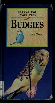 Cover of: Budgies | Don Harper