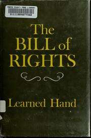 Cover of: The Bill of rights. by Learned Hand