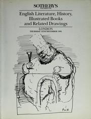 Cover of: English literature and history