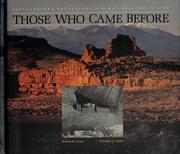 Cover of: Those who came before by Robert H. Lister, Robert H. Lister