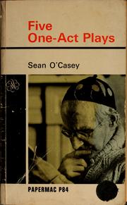 Cover of: Five one-act plays by Sean O'Casey