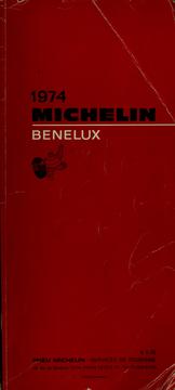 Cover of: 1974 Michelin Benelux