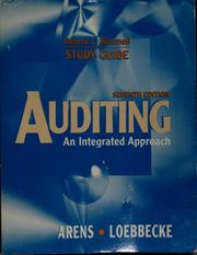 Cover of: Auditing, an integrated approach, Alvin A. Arens, James K. Loebbecke by Dennis Kimmell