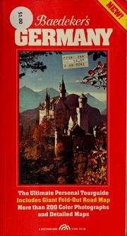 Cover of: Baedeker's Germany by Karl Baedeker (Firm)