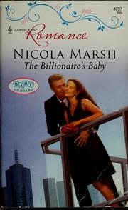 Cover of: The billionaire's baby by Nicola Marsh