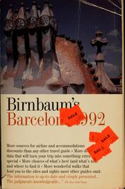 Cover of: Birnbaum's Barcelona, 1992 by Stephen Birnbaum