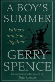 Cover of: A boy's summer: father and son together