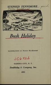 Cover of: Bush holiday