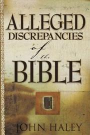 Cover of: Alleged Discrepancies of the Bible