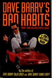 Cover of: Dave Barry's bad habits by Dave Barry