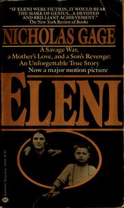 Cover of: Eleni by Nicholas Gage