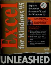Cover of: Excel for Windows 95 unleashed
