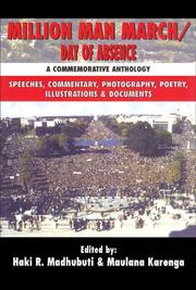 Cover of: Million Man March/Day of Absence by edited by Haki R. Madhubuti and Maulana Karenga.