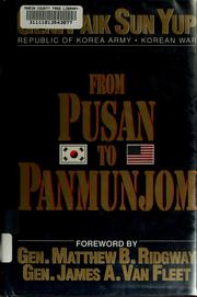 Cover of: From Pusan to Panmunjom