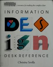 Cover of: Information design desk reference by Christine Sevilla