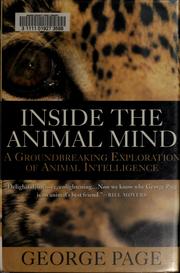 Cover of: Inside the animal mind
