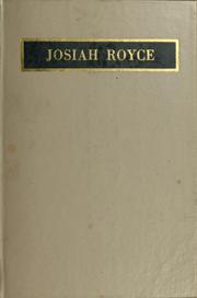 Cover of: Josiah Royce by Vincent Buranelli