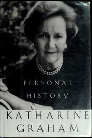 Cover of: Katharine Graham Personal History by Katharine Graham
