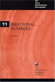Cover of: Irrational Numbers by Ivan Morton Niven