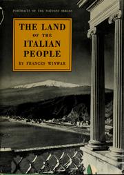 Cover of: The land of the Italian people by Frances Winwar