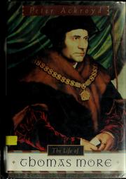 Cover of: The life of Thomas More