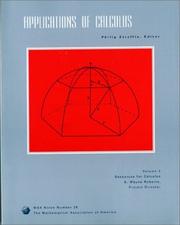 Cover of Applications of Calculus (Classroom Resource Materials)