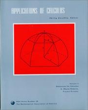 Cover of: Applications of Calculus (Classroom Resource Materials)