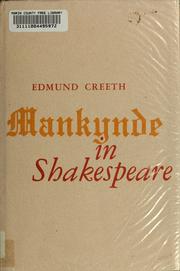 Cover of: Mankynde in Shakespeare