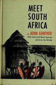 Cover of: Meet South Africa