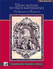 Cover of Using History to Teach Mathematics