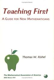 Teaching First by Thomas W. Rishel