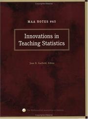 Cover of: Innovations in Teaching Statistics