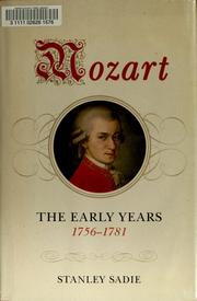 Cover of: Mozart: the early years, 1756-1781