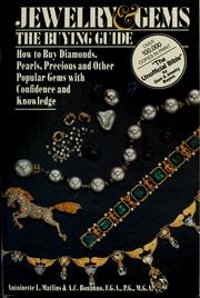 Cover of: Jewelry & gems by Antoinette Leonard Matlins