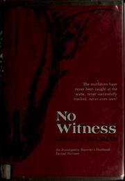 Cover of: No witness