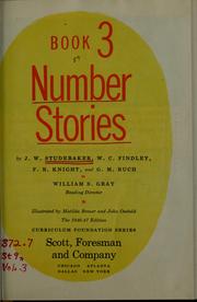 Cover of: Number stories by John Ward Studebaker