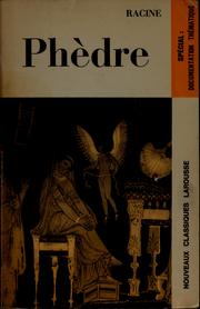 Cover of: Phèdre by Jean Racine, Jean Racine