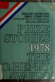 Cover of: Prize stories 1978 by William Miller Abrahams
