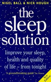 Sleep Solution by Nigel Ball, Nick Hough