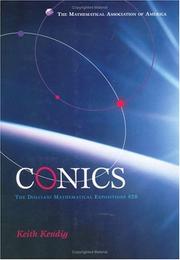 Cover of: Conics (Dolciani Mathematical Expositions) (Dolciani Mathematical Expositions) by Keith Kendig