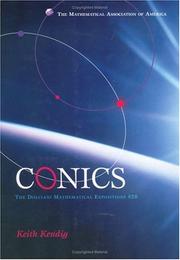 Cover of: Conics (Dolciani Mathematical Expositions) (Dolciani Mathematical Expositions)